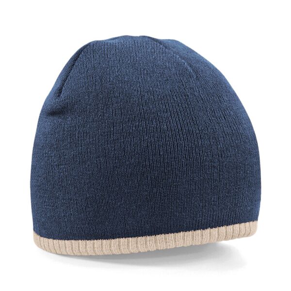 Two-tone pull-on beanie Thumbnail